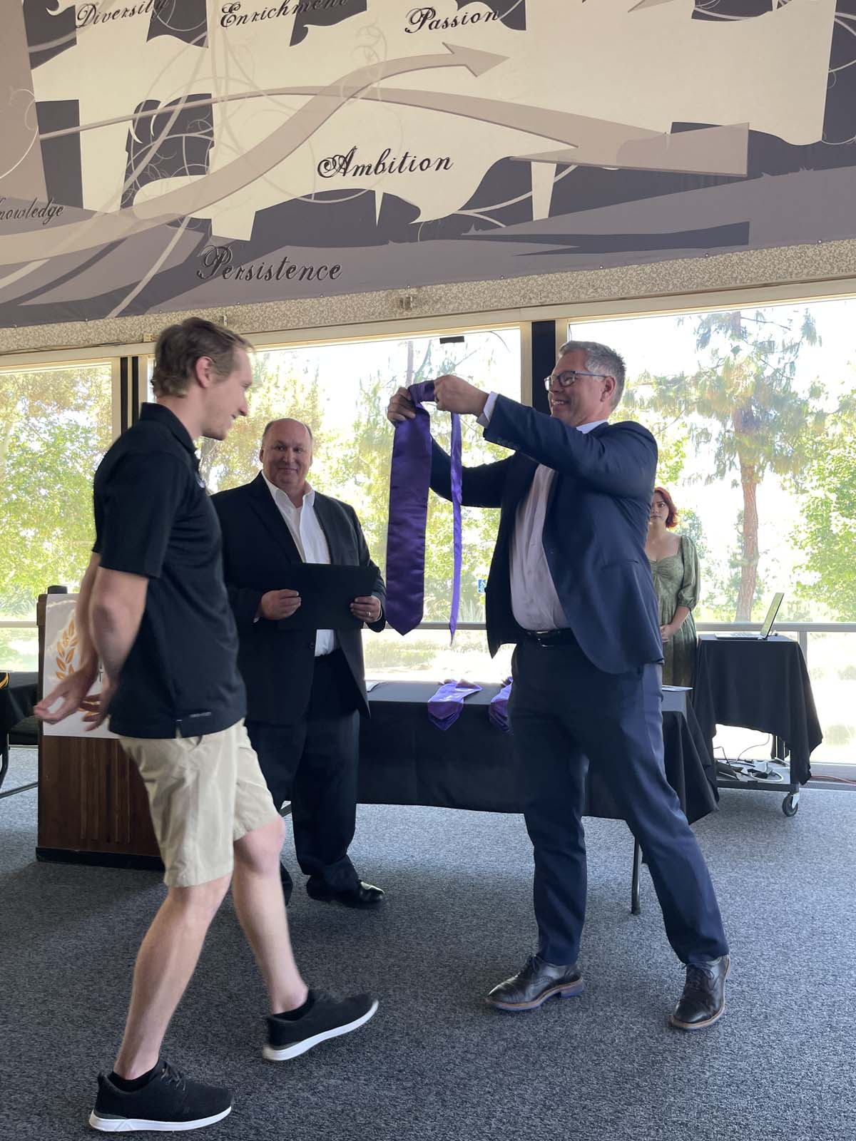People enjoying the Honors Luncheon