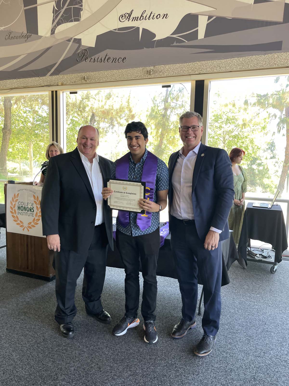 People enjoying the Honors Luncheon