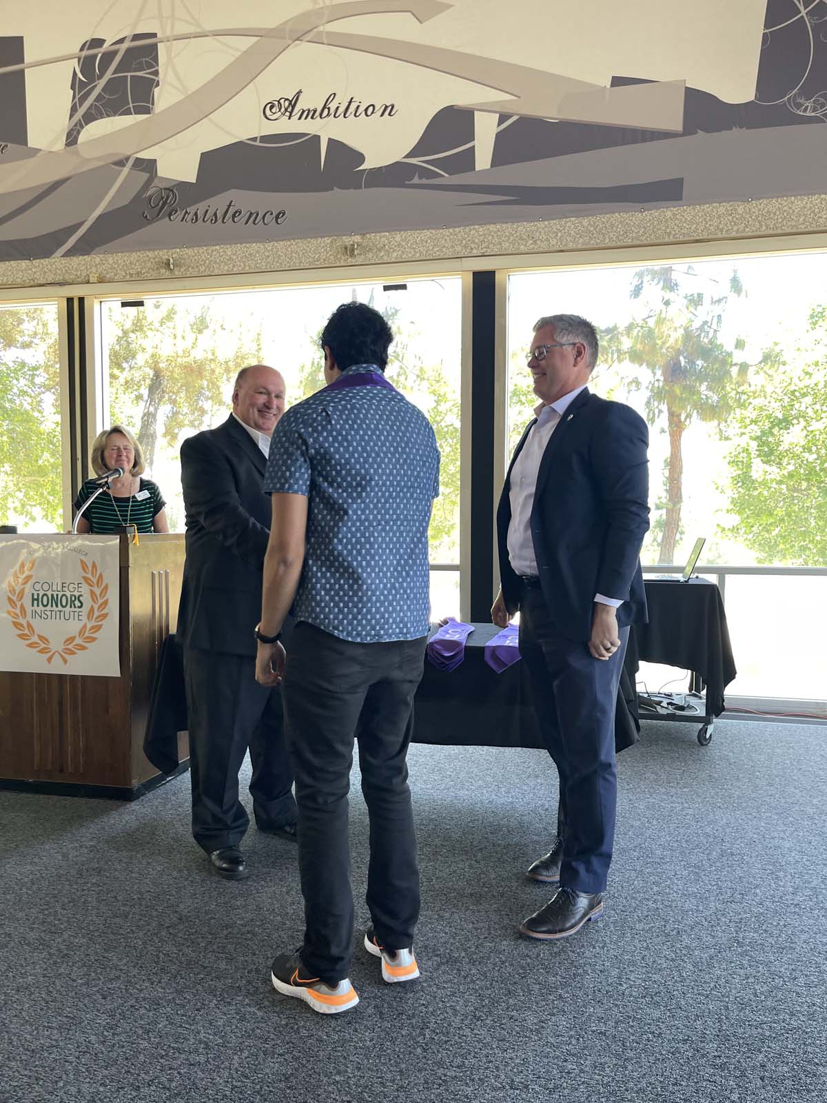 People enjoying the Honors Luncheon