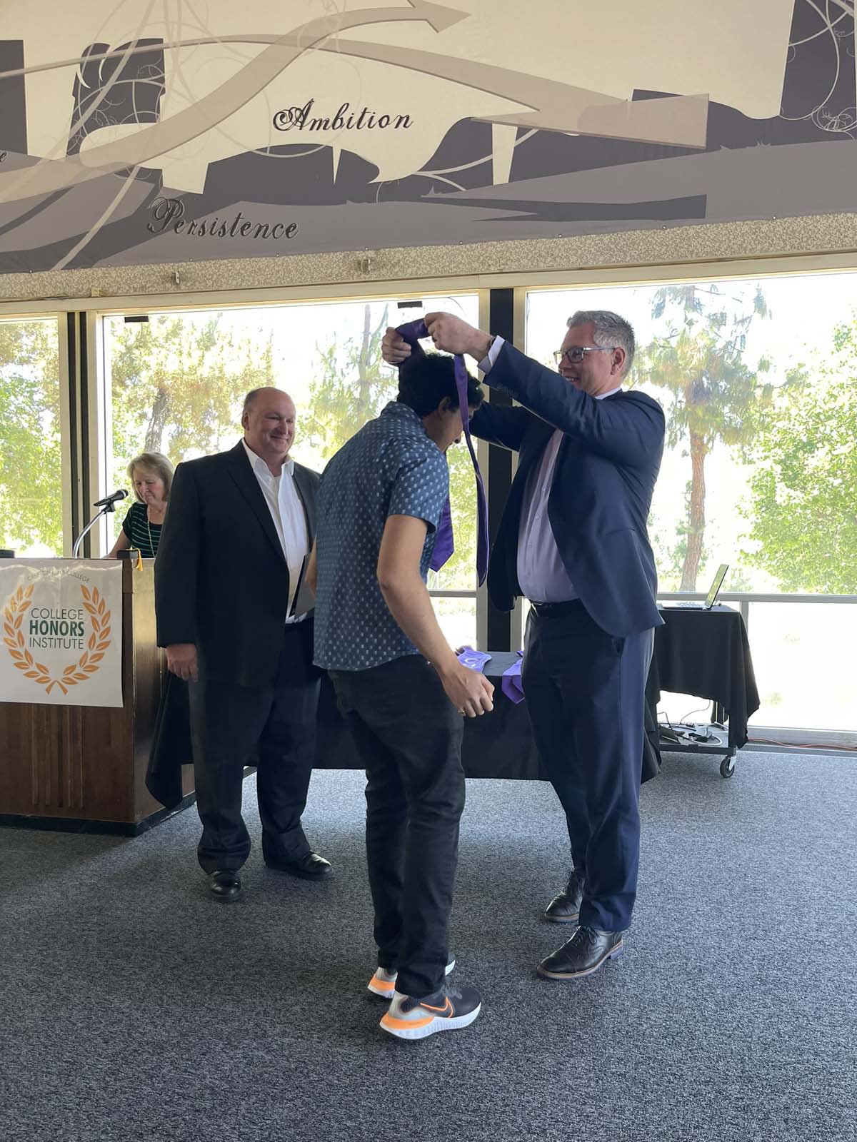 People enjoying the Honors Luncheon