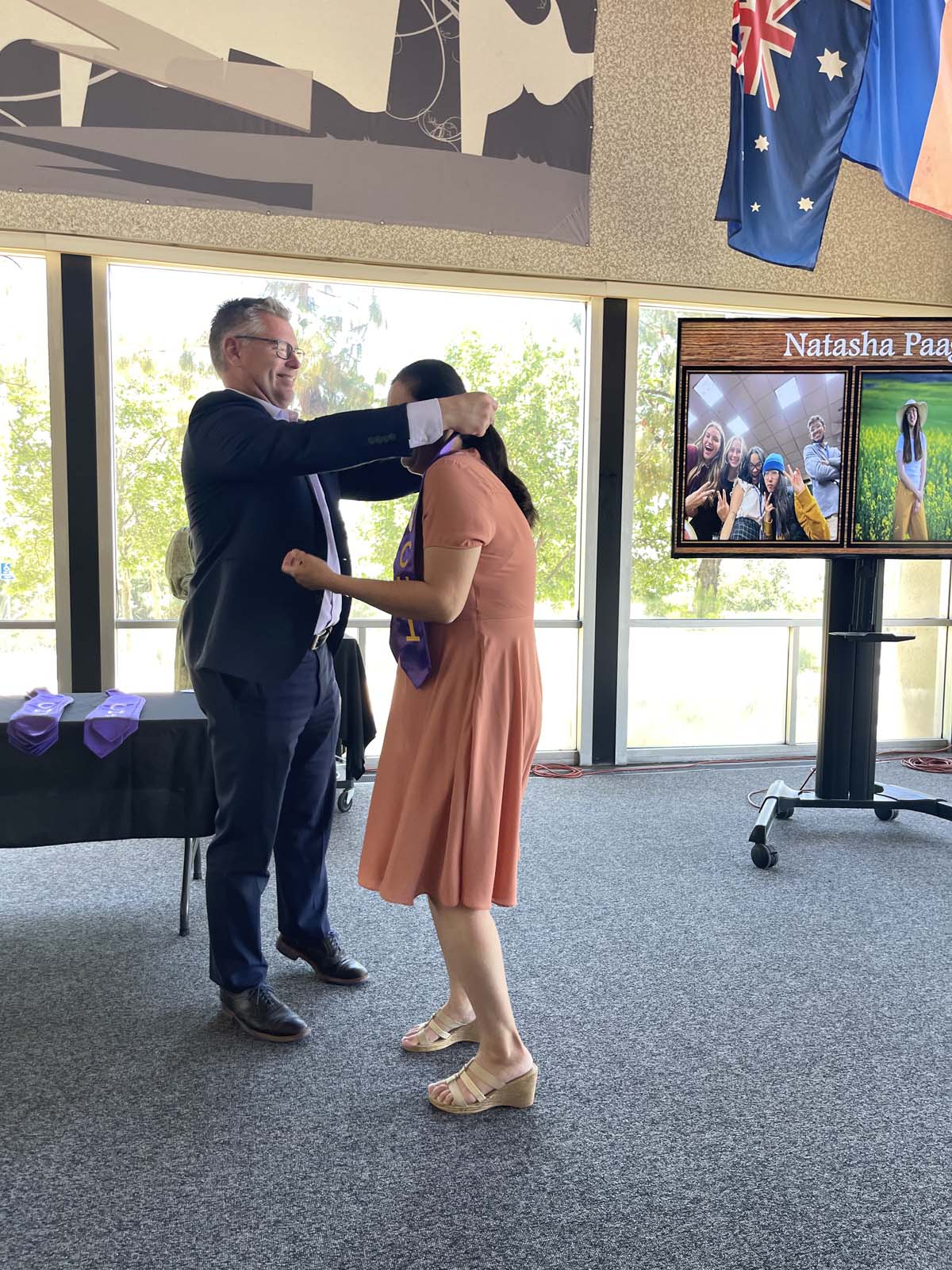 People enjoying the Honors Luncheon