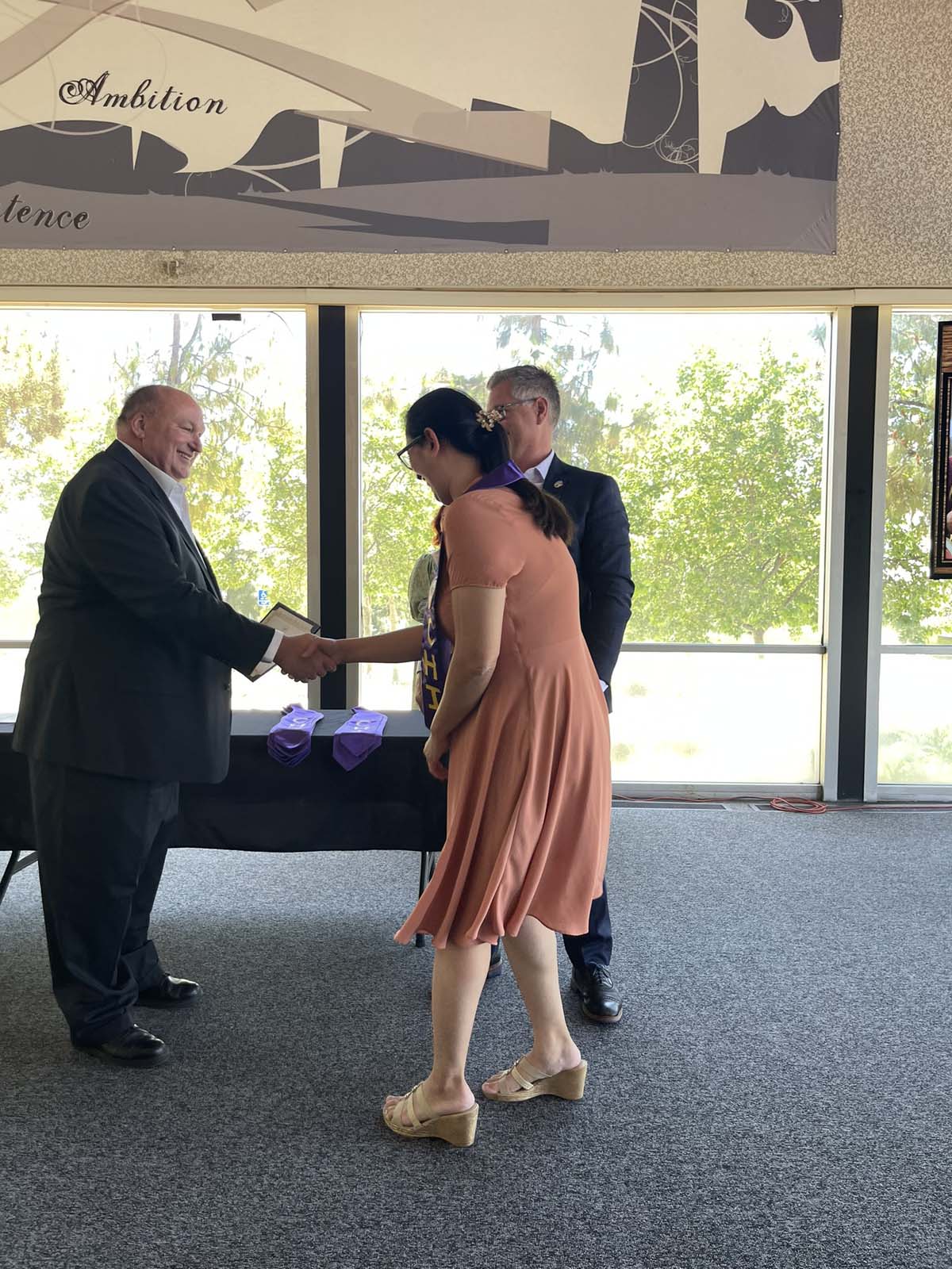 People enjoying the Honors Luncheon