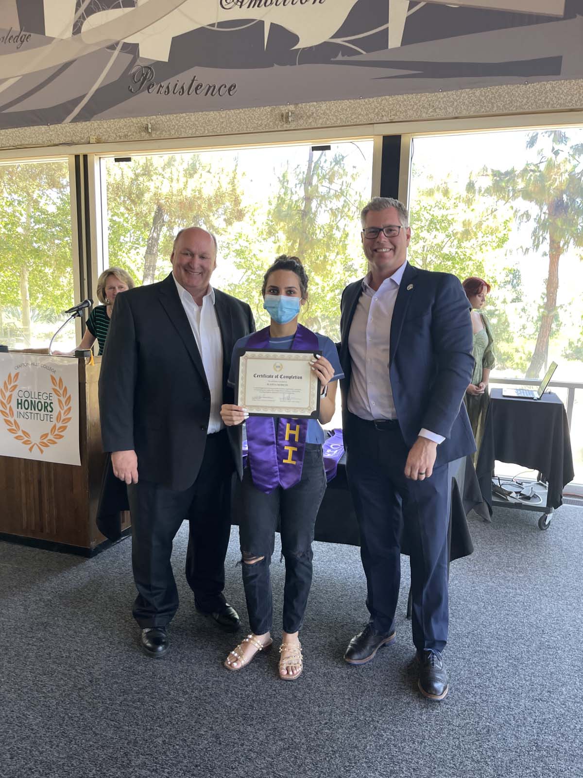 People enjoying the Honors Luncheon