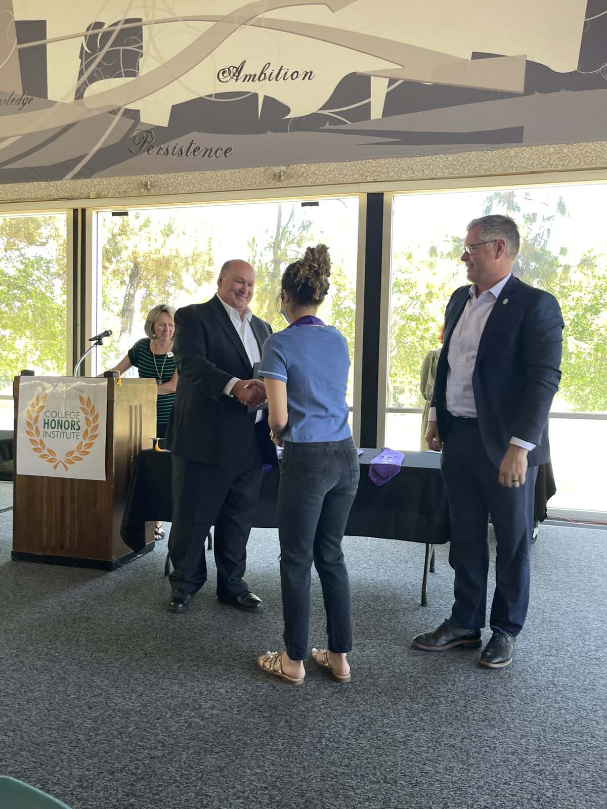 People enjoying the Honors Luncheon