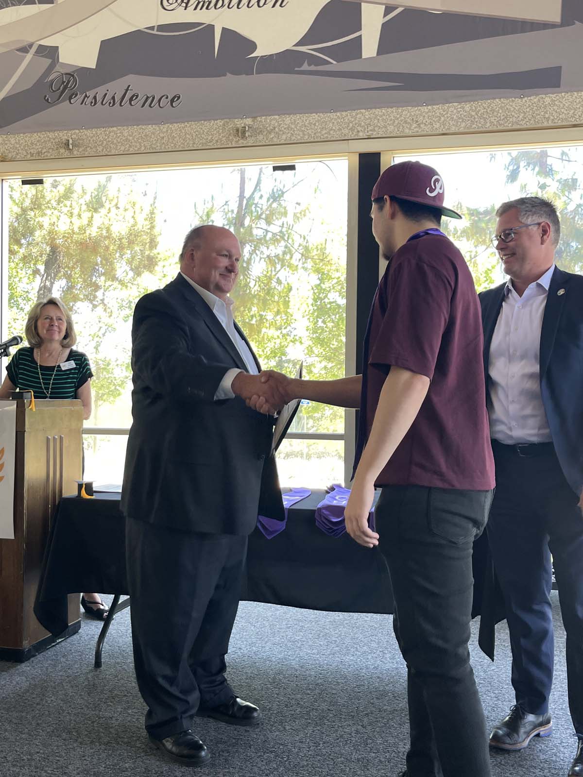 People enjoying the Honors Luncheon