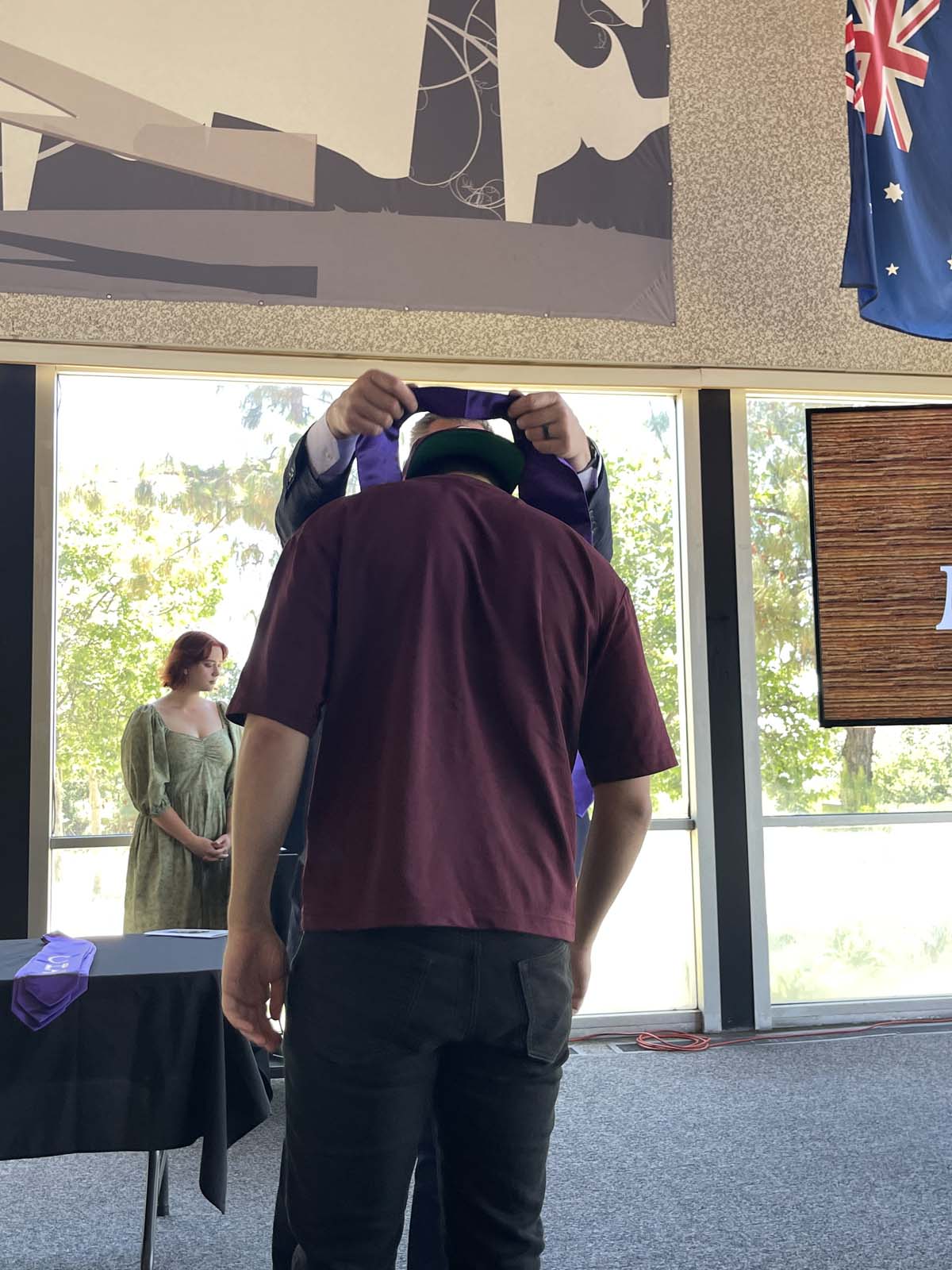 People enjoying the Honors Luncheon