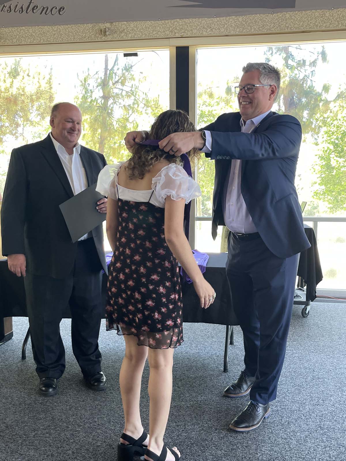 People enjoying the Honors Luncheon