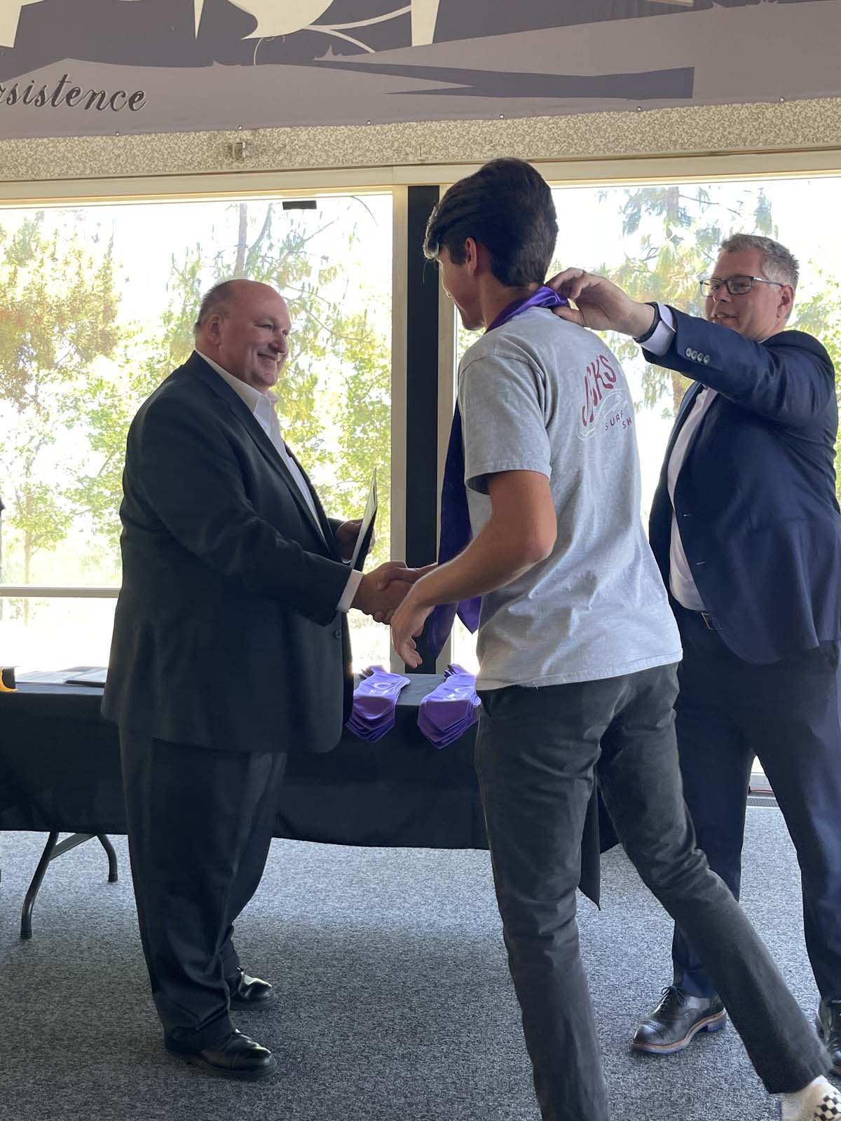 People enjoying the Honors Luncheon