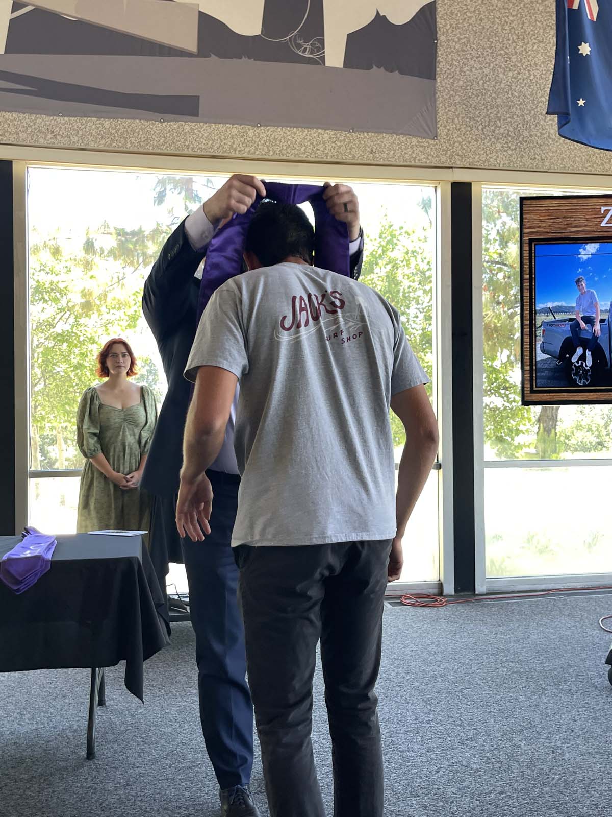 People enjoying the Honors Luncheon