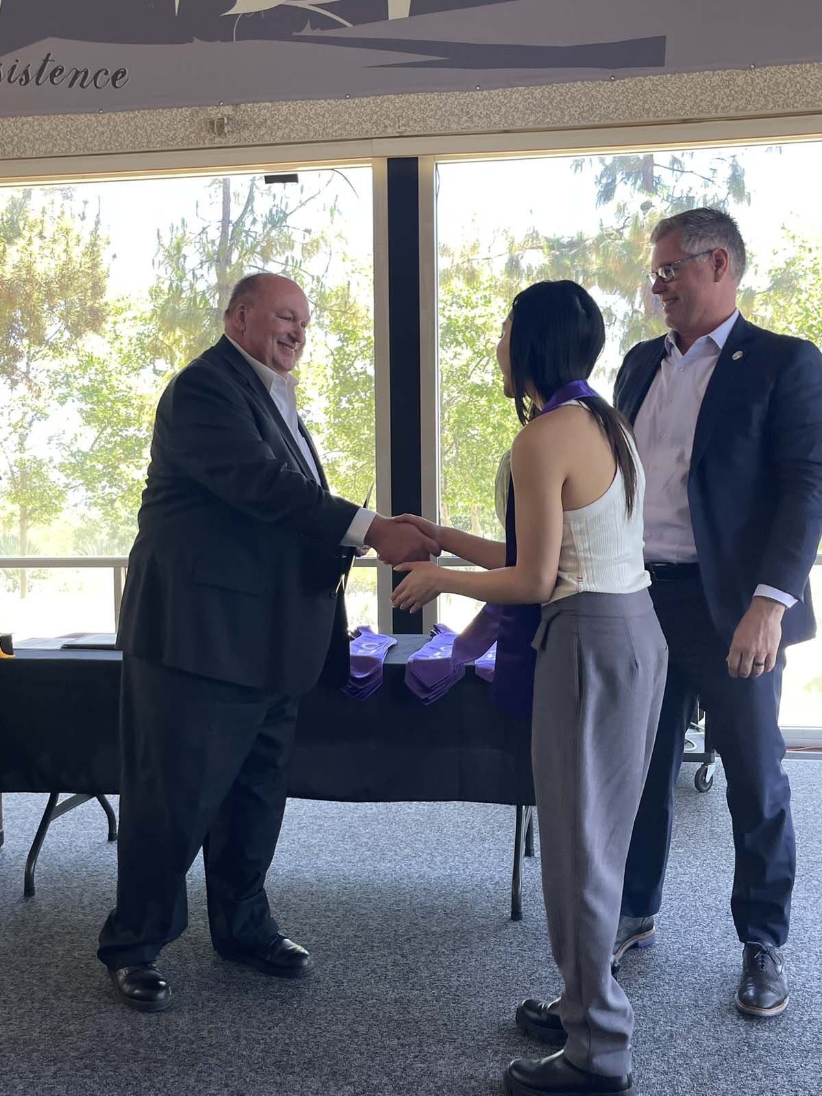 People enjoying the Honors Luncheon