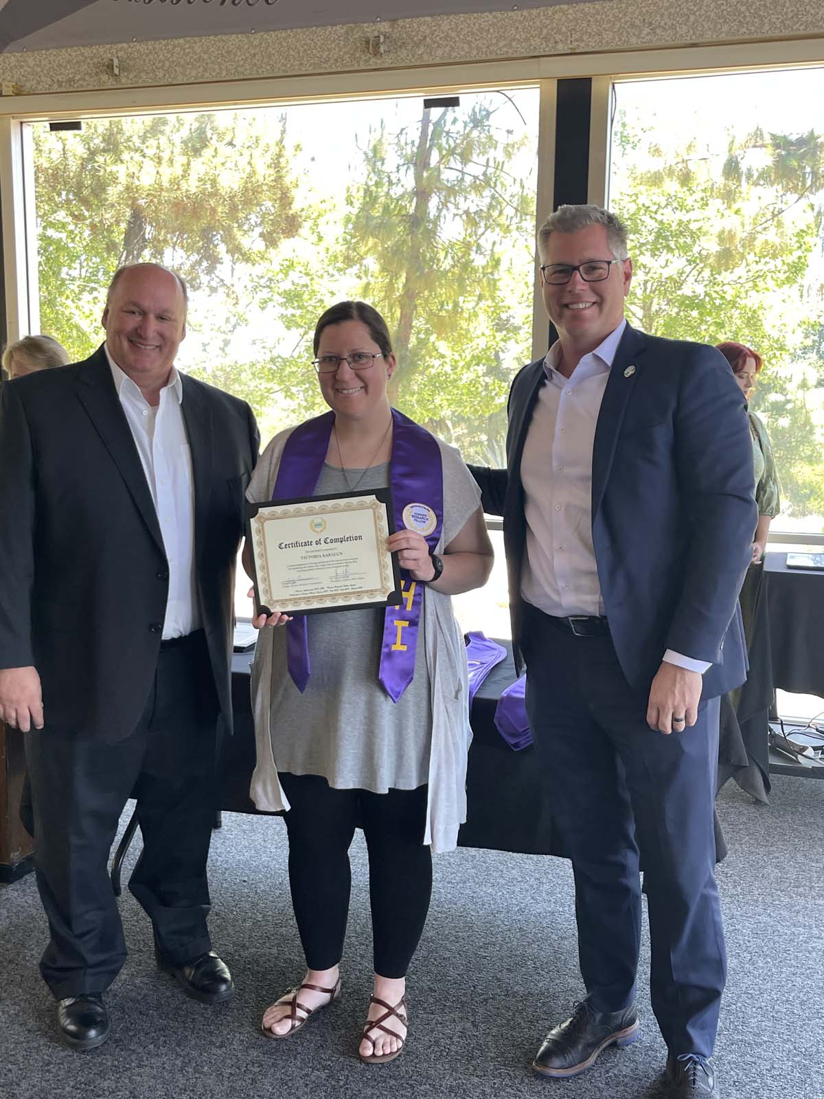 People enjoying the Honors Luncheon