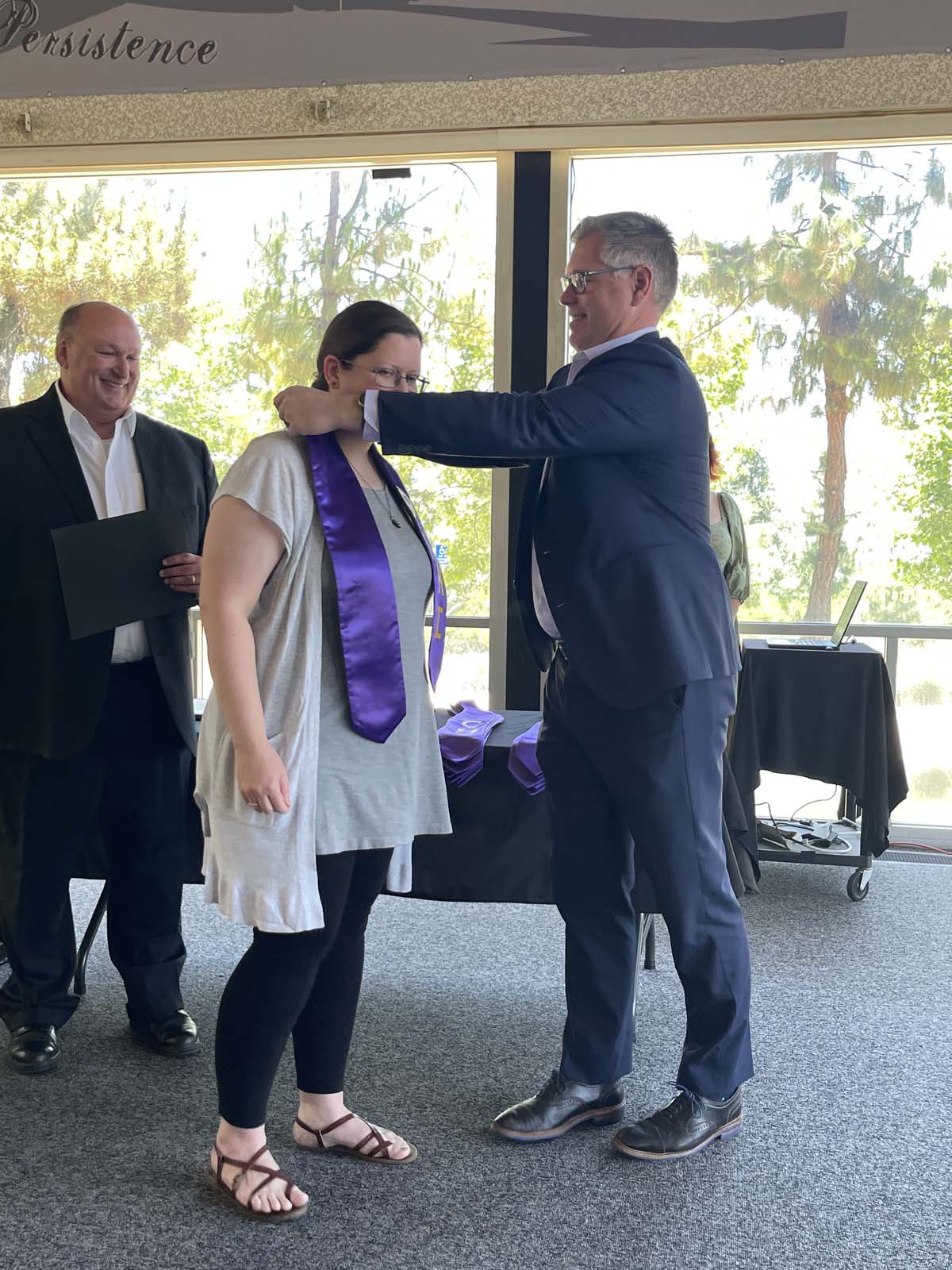 People enjoying the Honors Luncheon