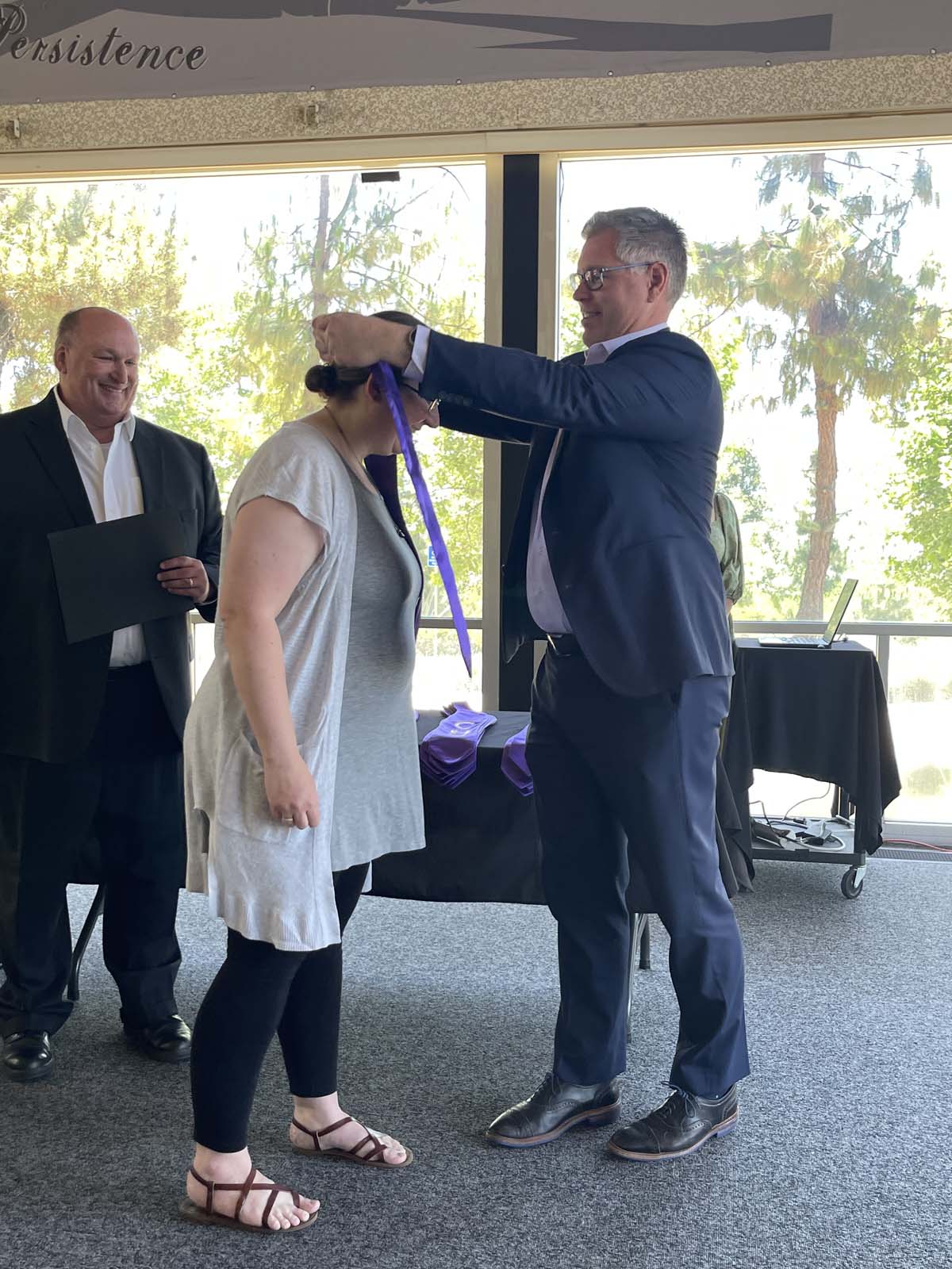 People enjoying the Honors Luncheon