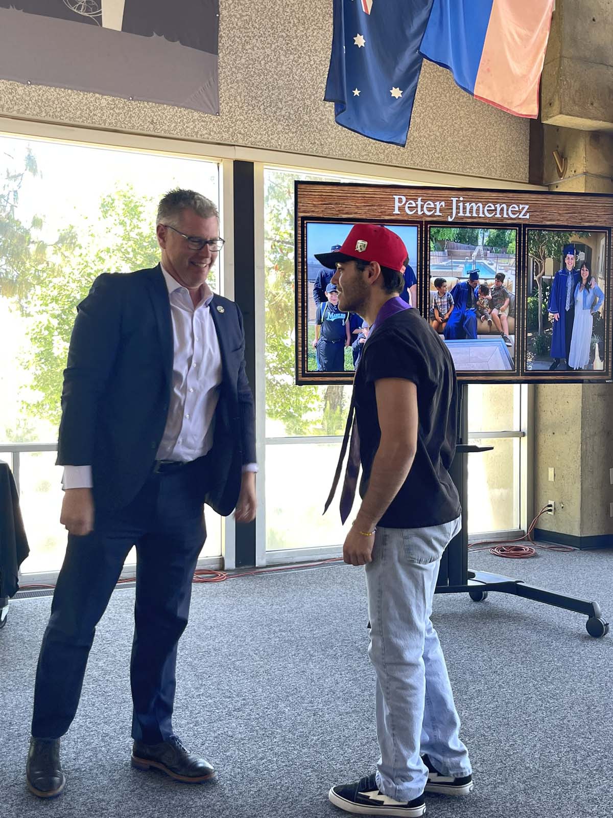 People enjoying the Honors Luncheon