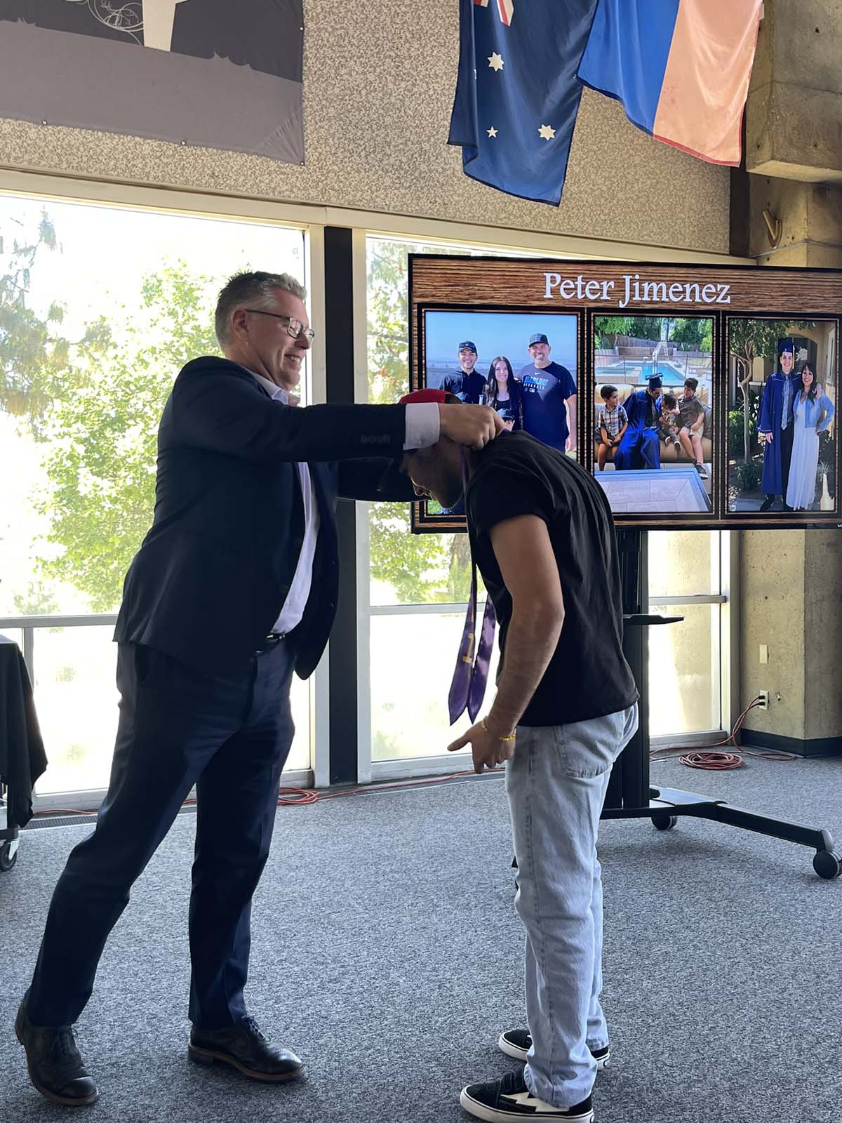 People enjoying the Honors Luncheon
