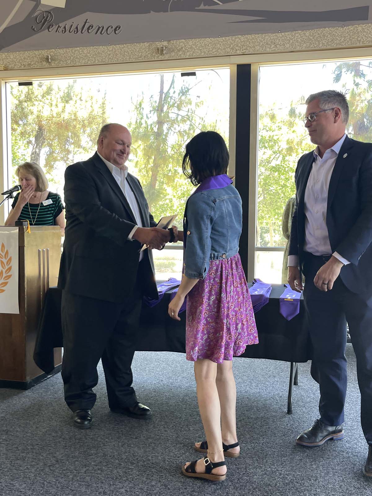 People enjoying the Honors Luncheon