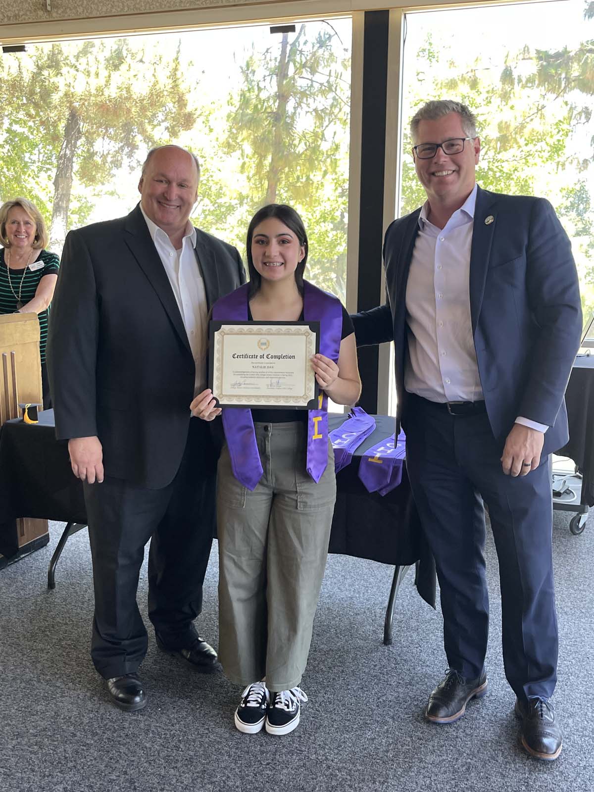 People enjoying the Honors Luncheon