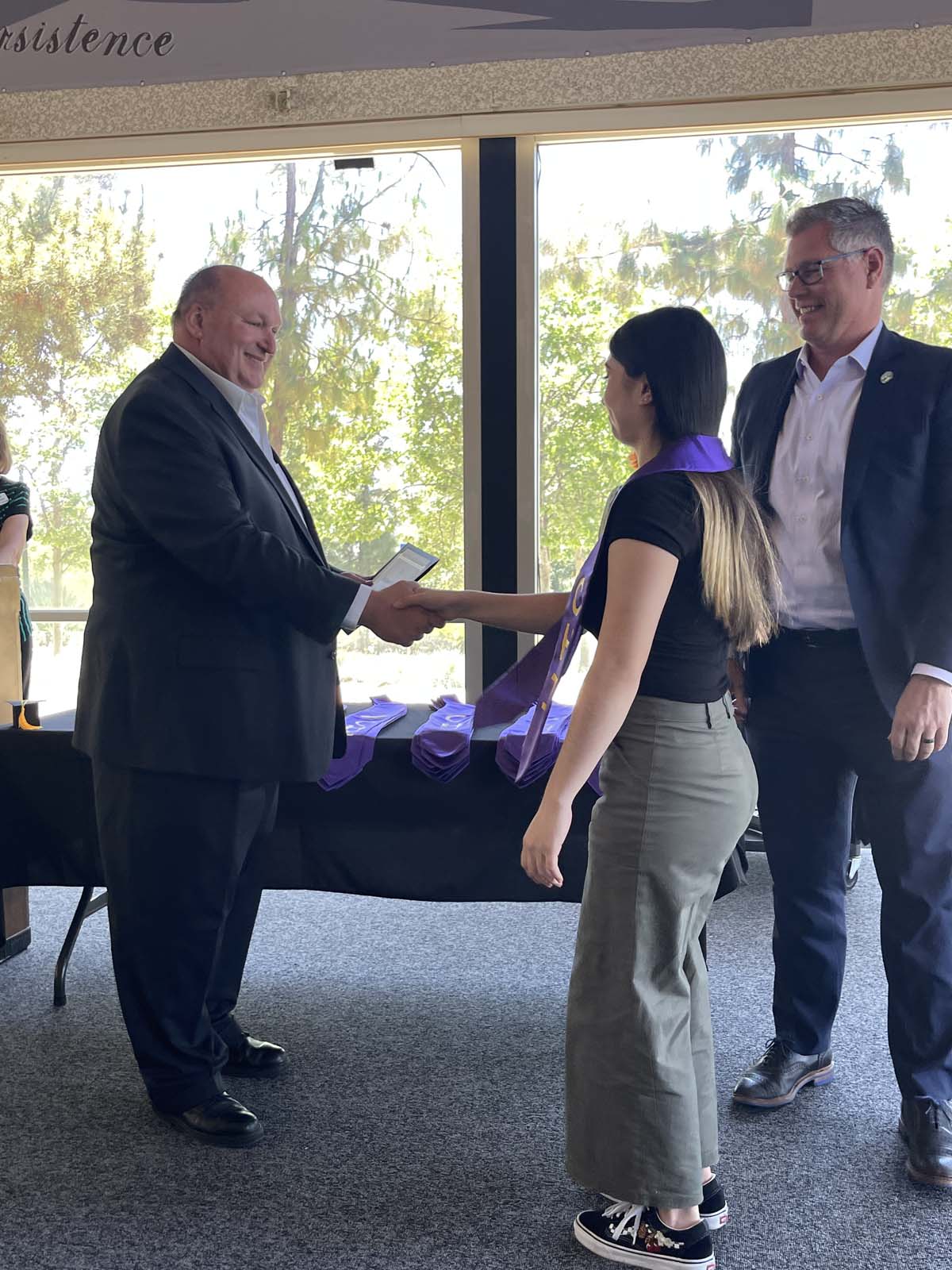 People enjoying the Honors Luncheon