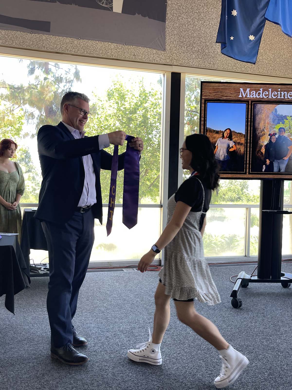 People enjoying the Honors Luncheon