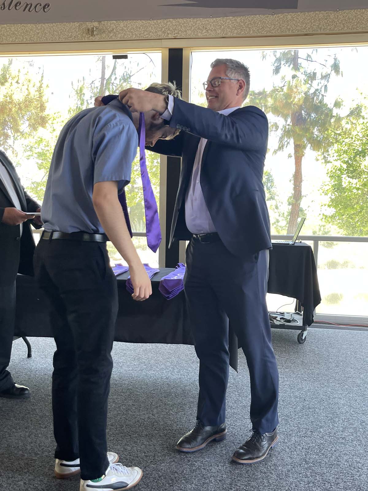 People enjoying the Honors Luncheon