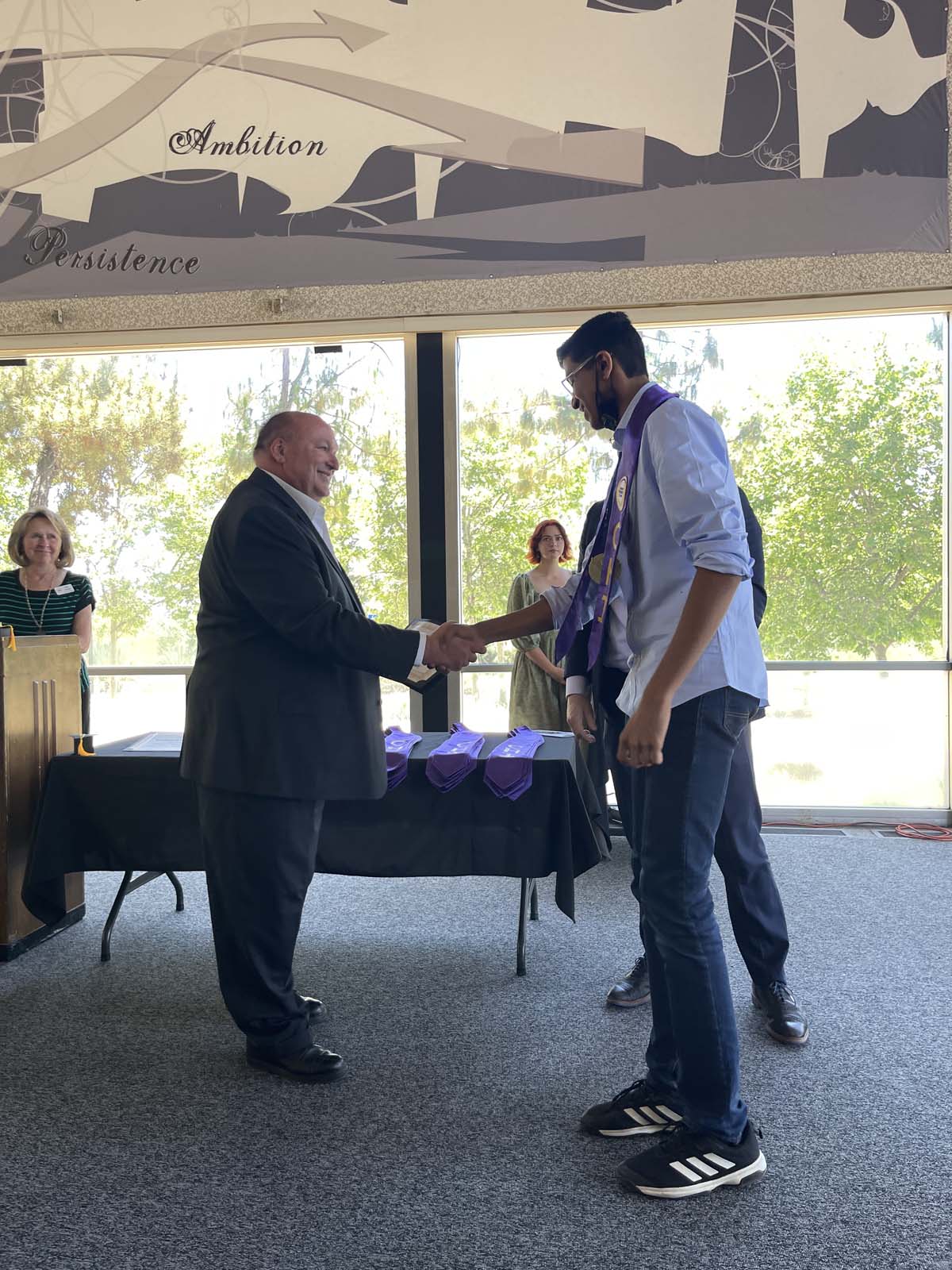 People enjoying the Honors Luncheon