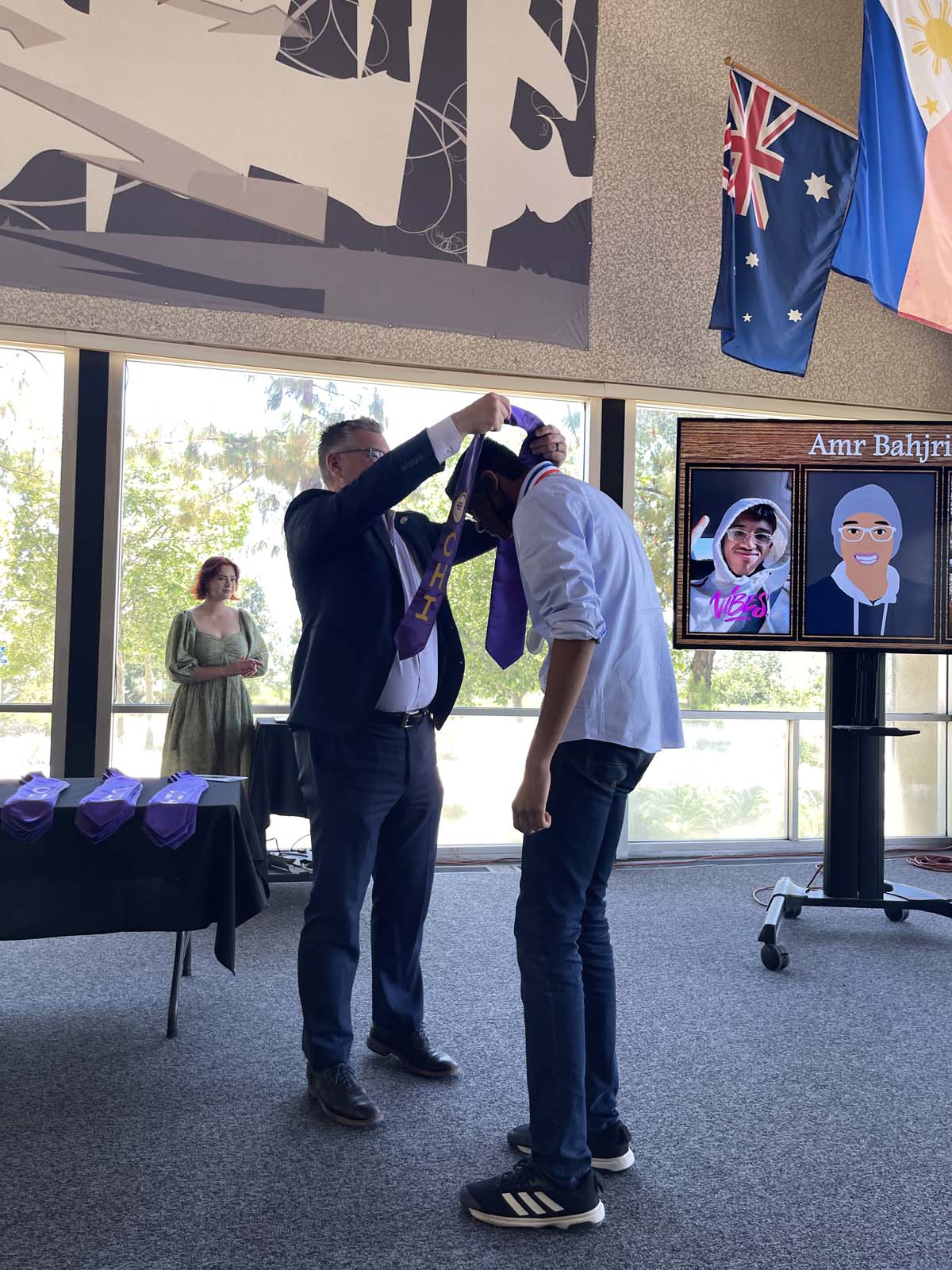 People enjoying the Honors Luncheon