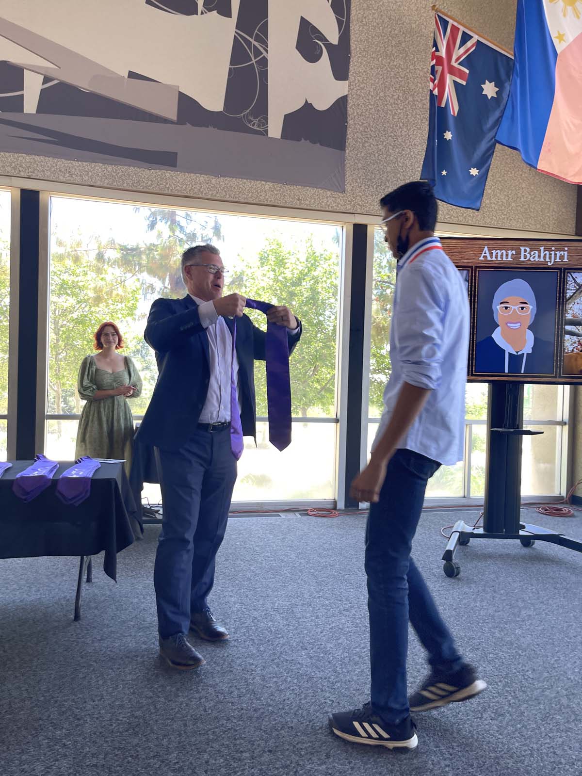 People enjoying the Honors Luncheon