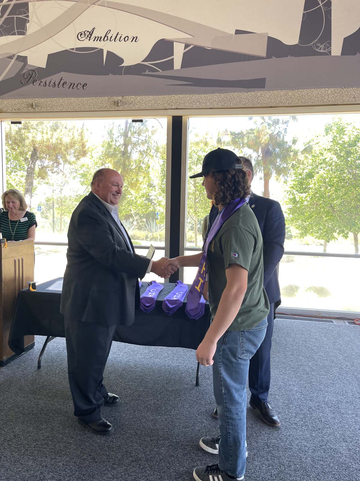 People enjoying the Honors Luncheon