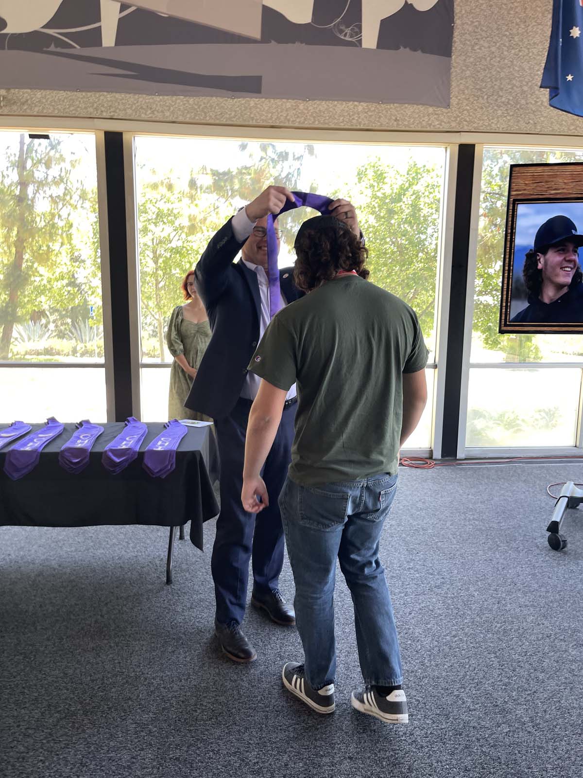 People enjoying the Honors Luncheon