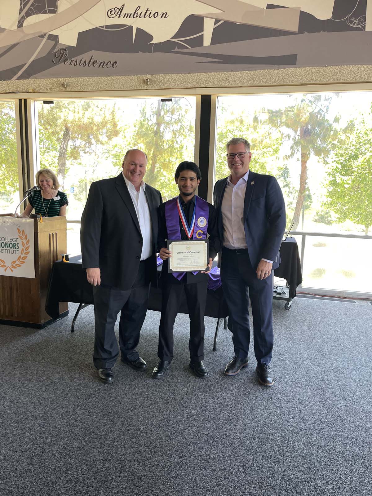 People enjoying the Honors Luncheon
