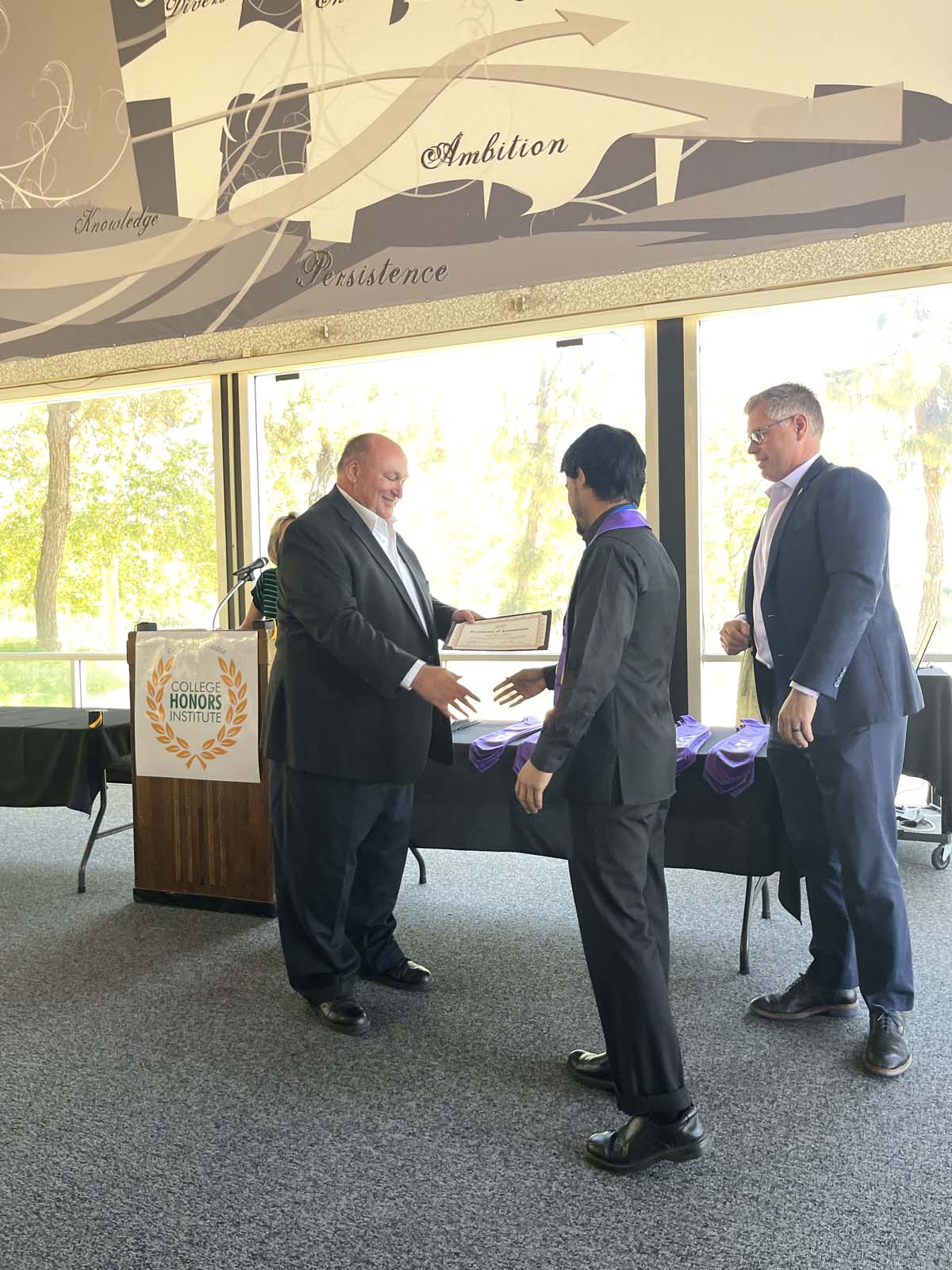 People enjoying the Honors Luncheon