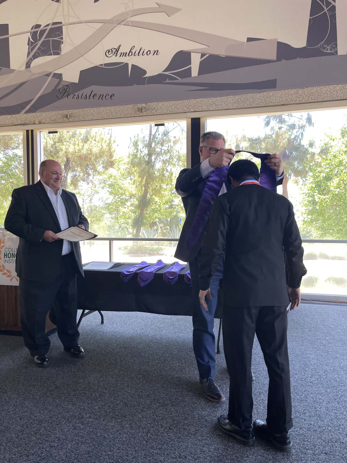 People enjoying the Honors Luncheon