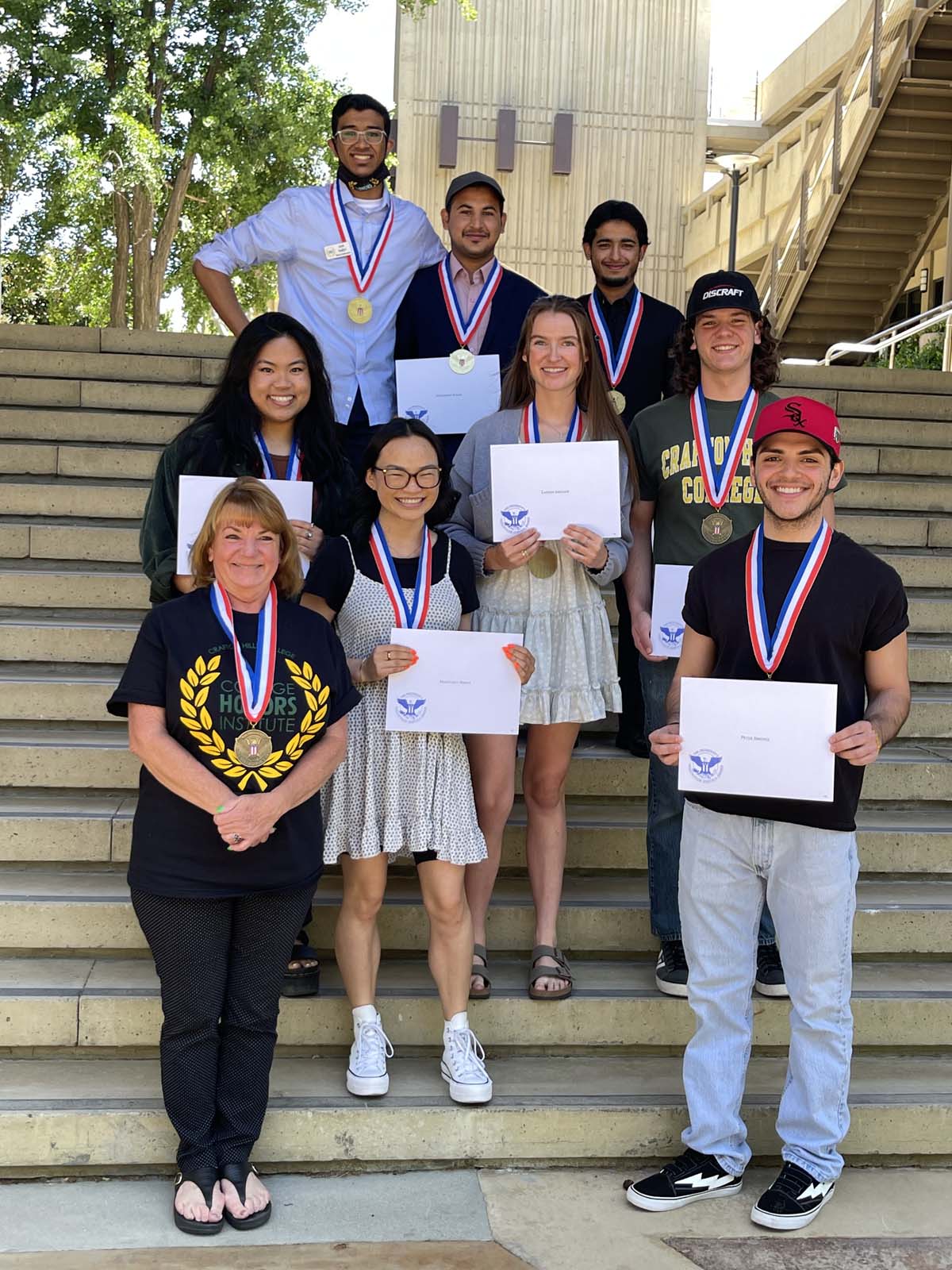 People enjoying the Honors Luncheon