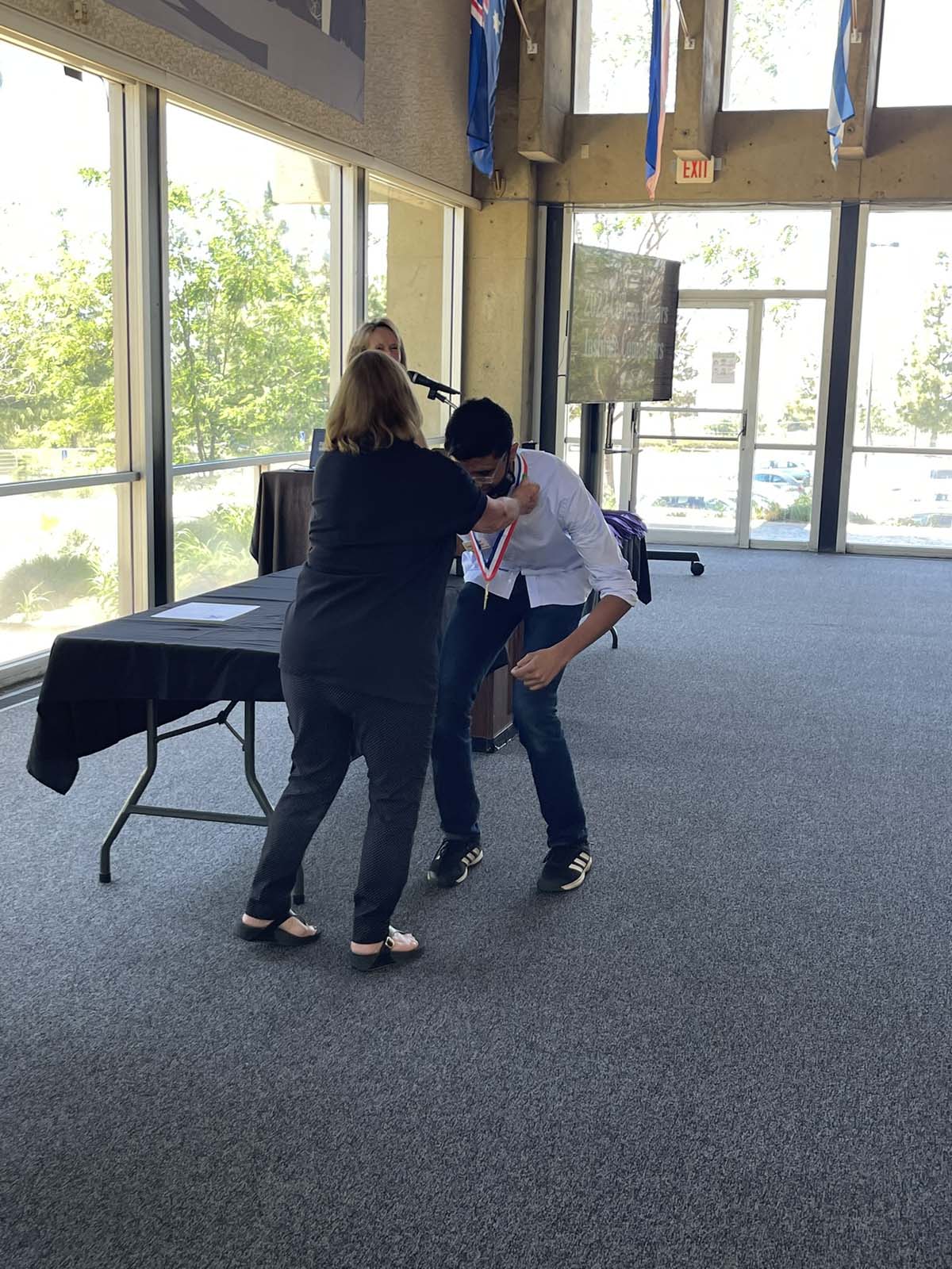 People enjoying the Honors Luncheon