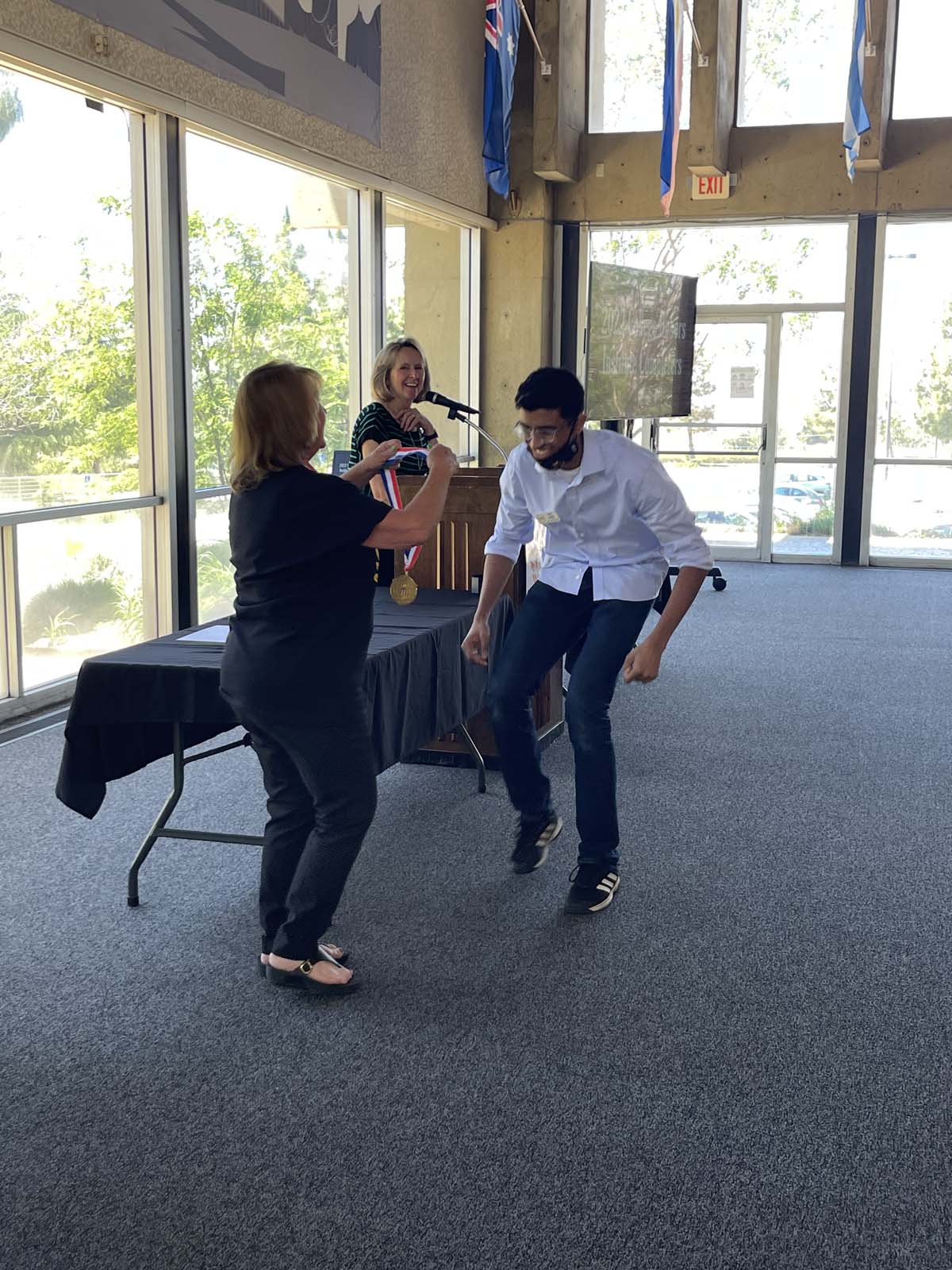 People enjoying the Honors Luncheon