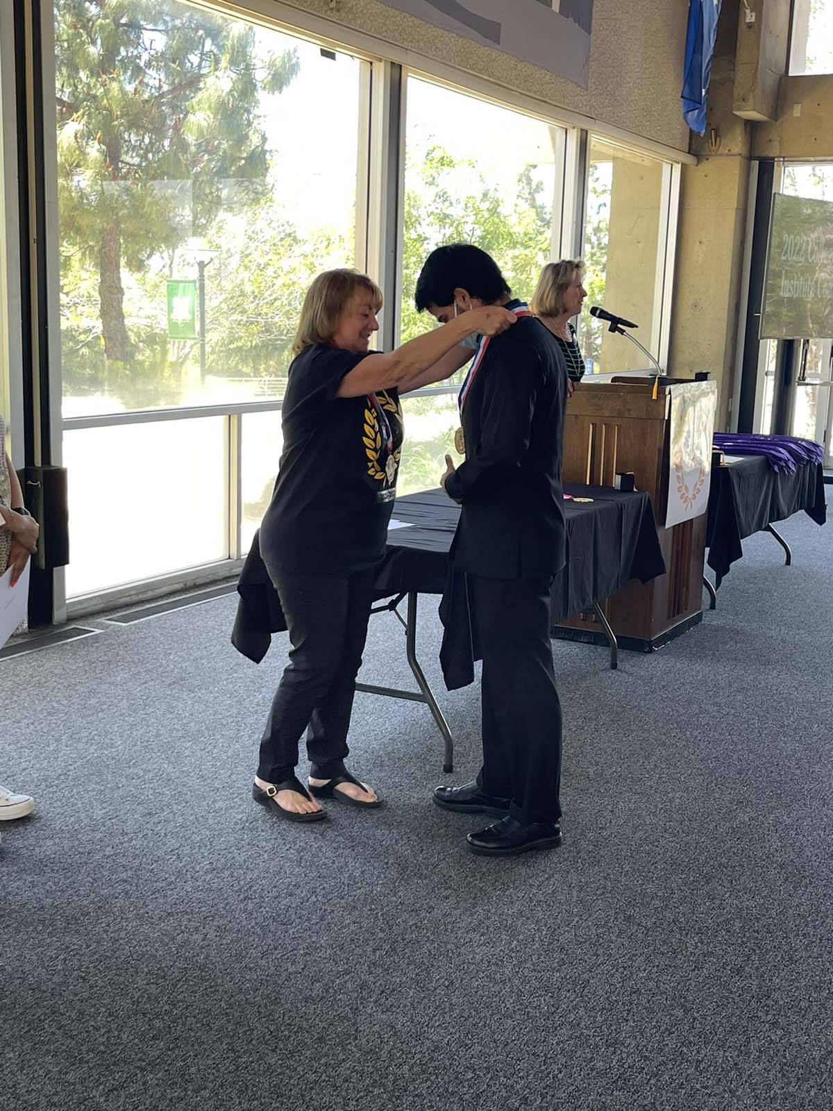 People enjoying the Honors Luncheon
