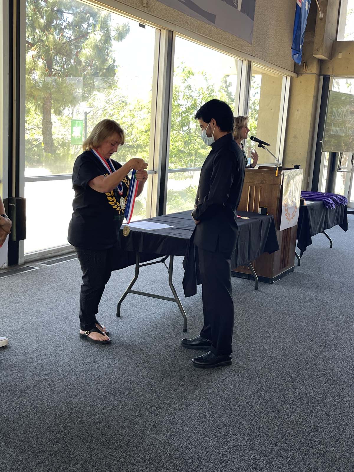 People enjoying the Honors Luncheon