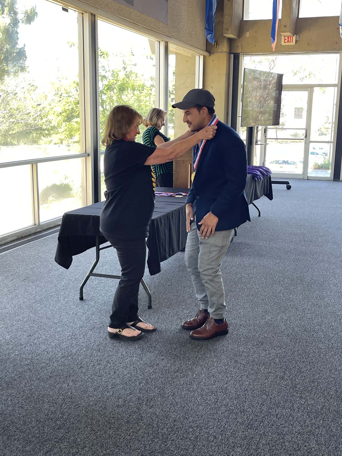 People enjoying the Honors Luncheon