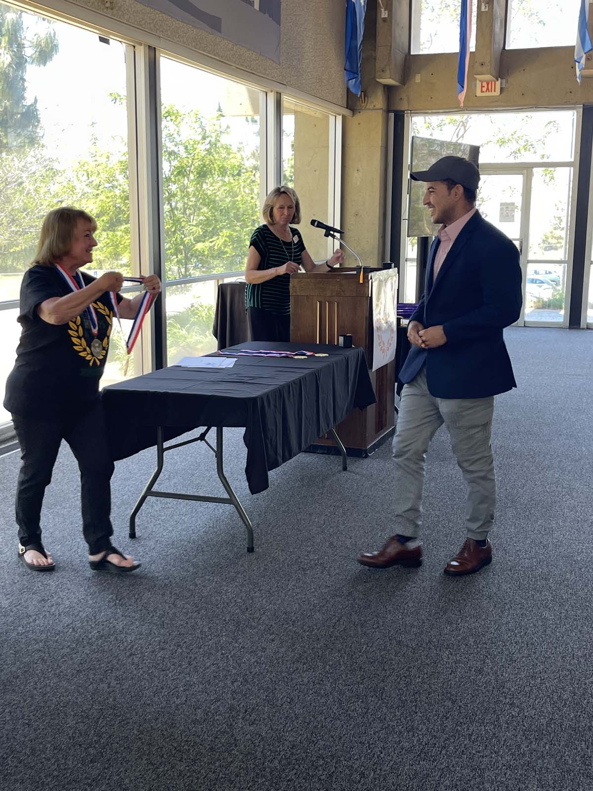 People enjoying the Honors Luncheon