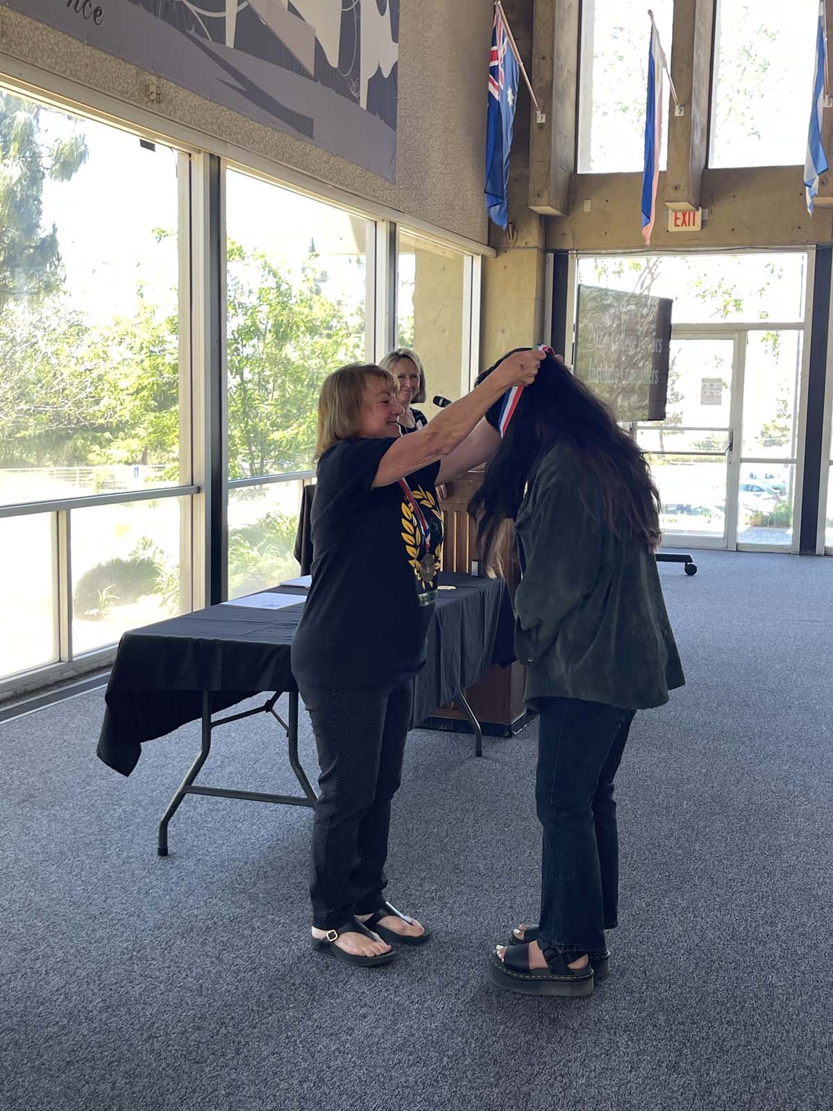 People enjoying the Honors Luncheon