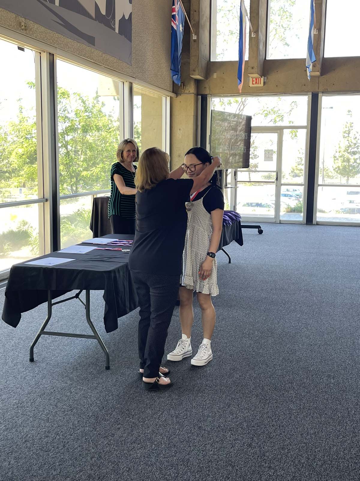 People enjoying the Honors Luncheon