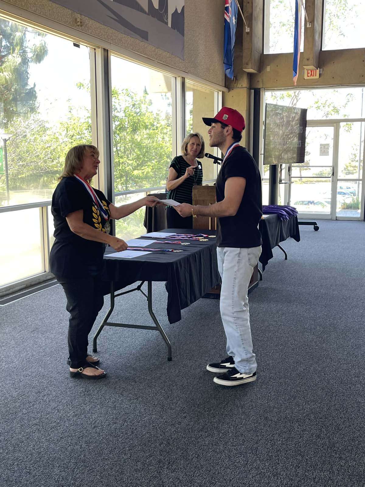 People enjoying the Honors Luncheon