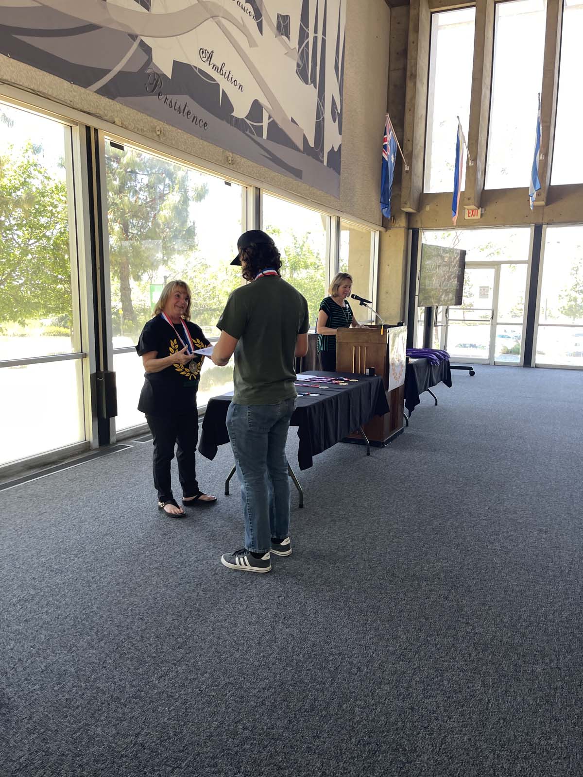 People enjoying the Honors Luncheon