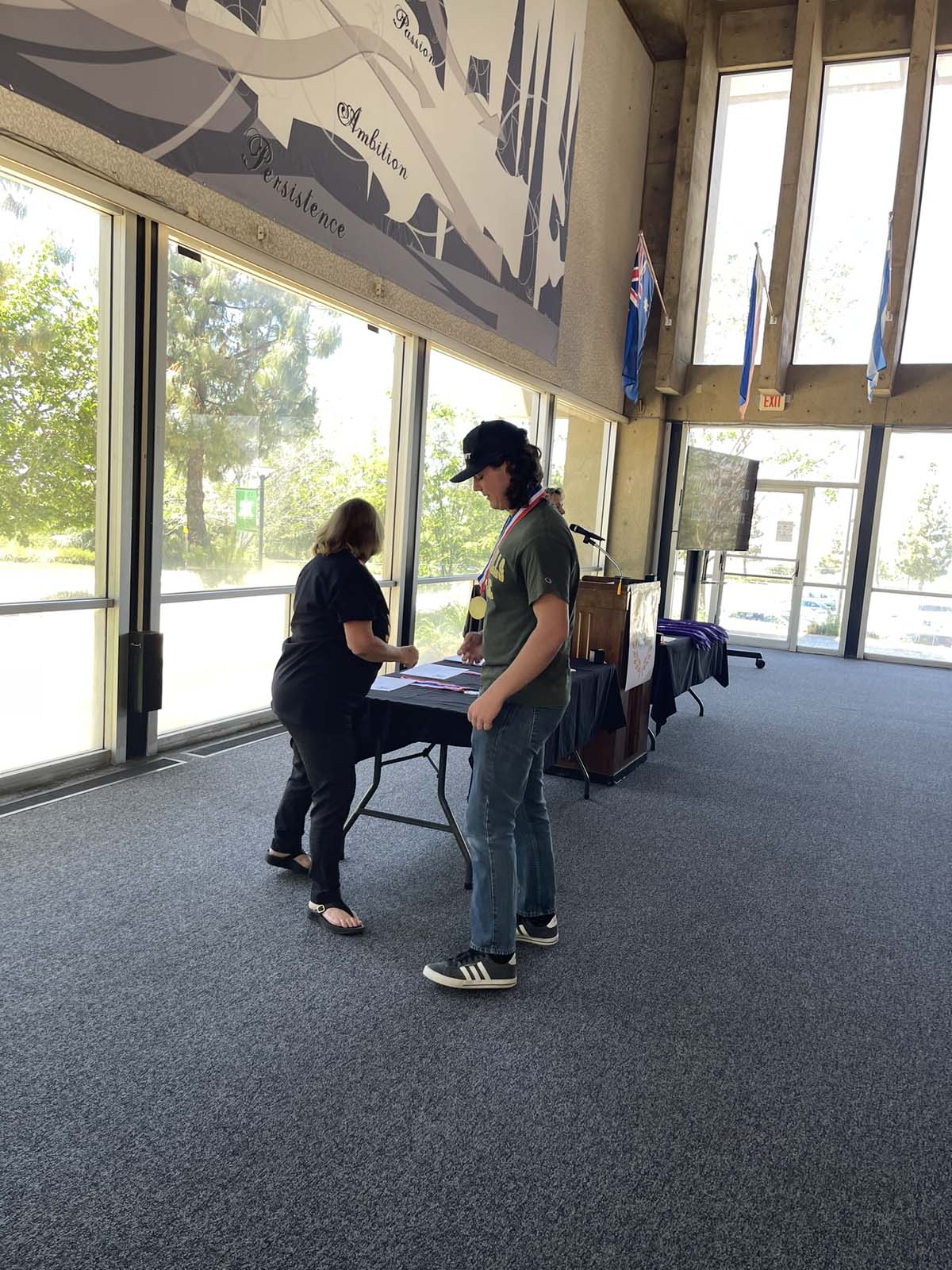People enjoying the Honors Luncheon