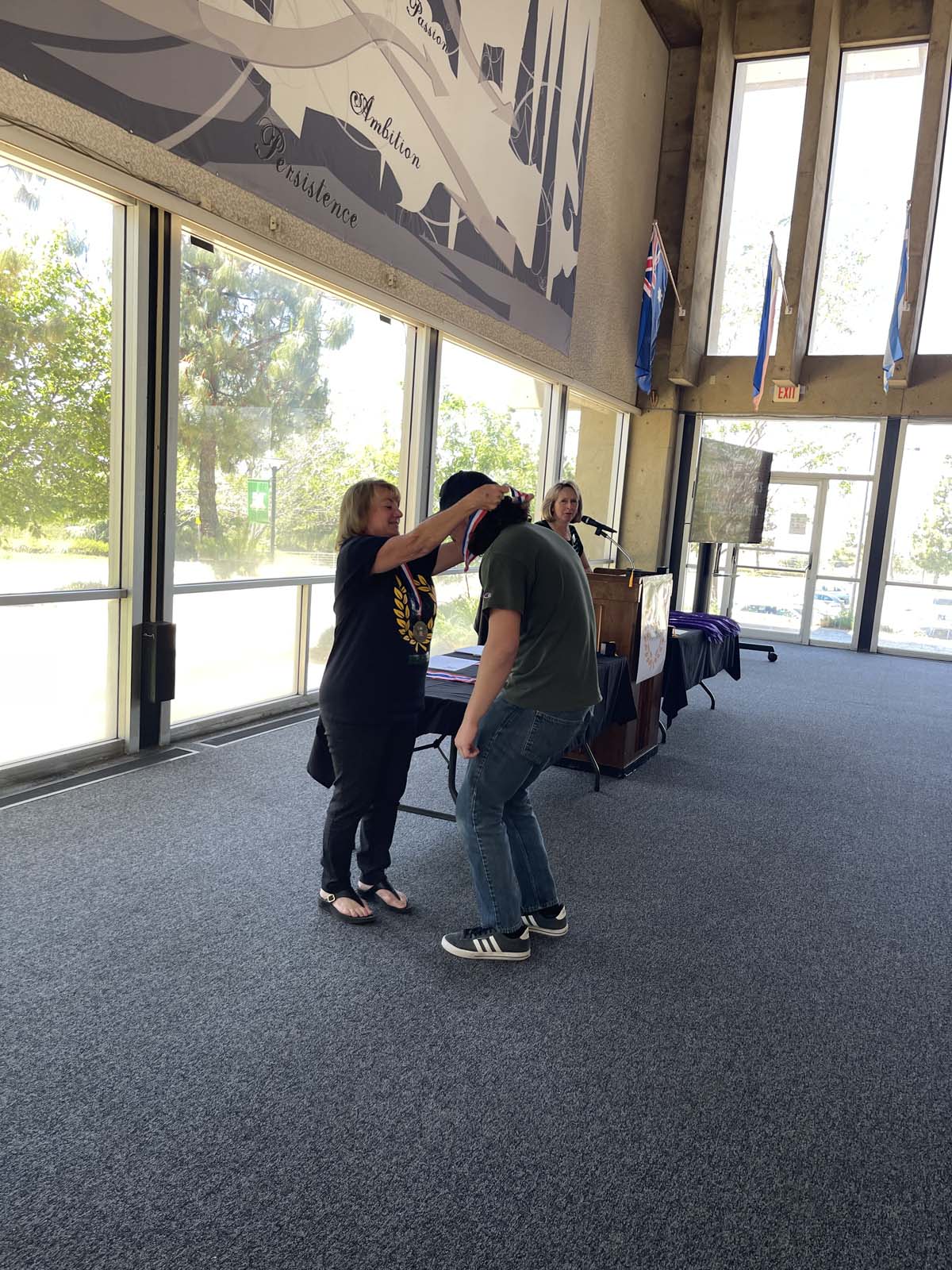 People enjoying the Honors Luncheon