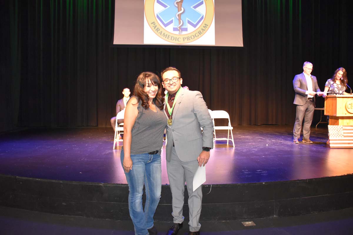 People enjoying the Paramedic Graduation