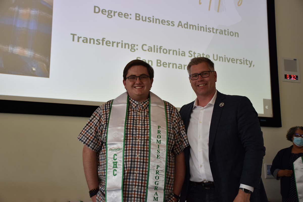 People enjoying the Promise Program Graduation