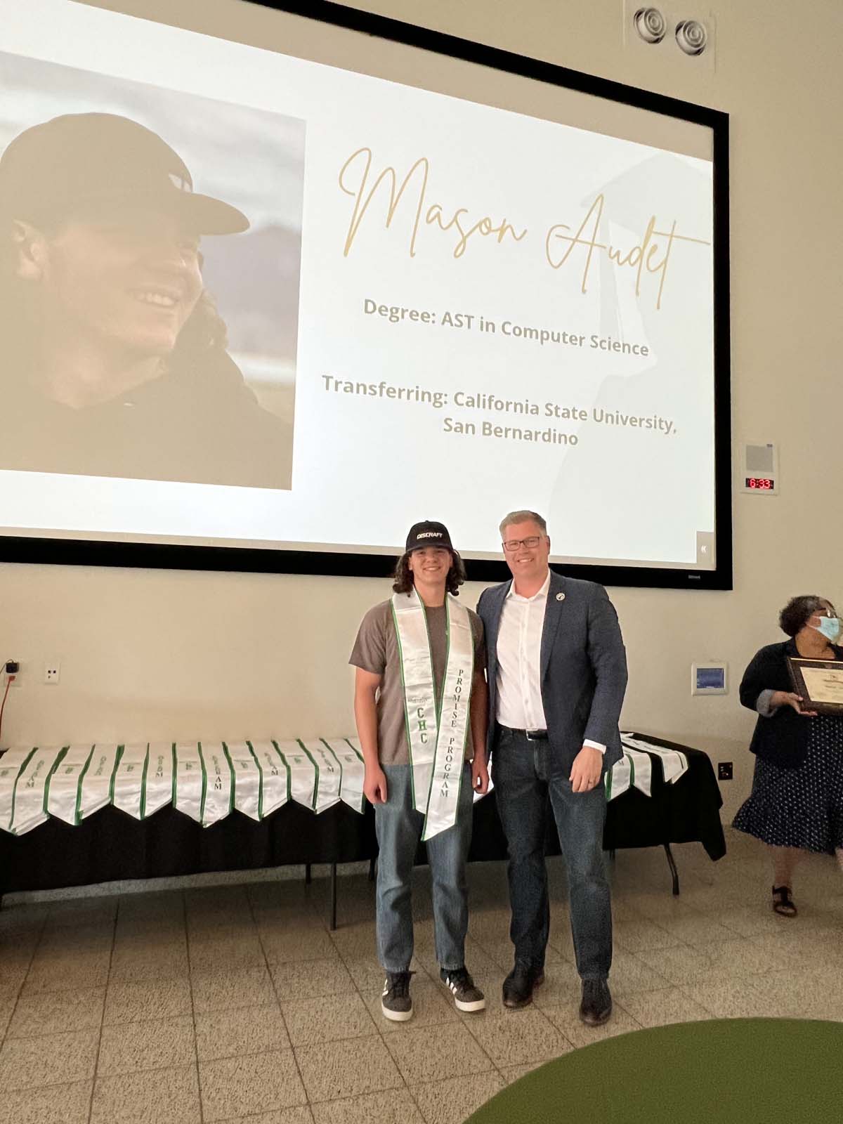 People enjoying the Promise Program Graduation