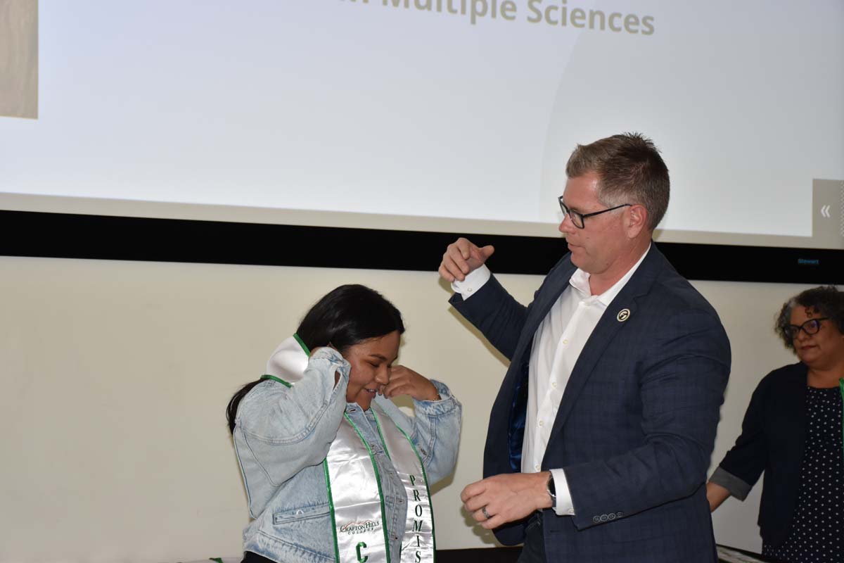 People enjoying the Promise Program Graduation