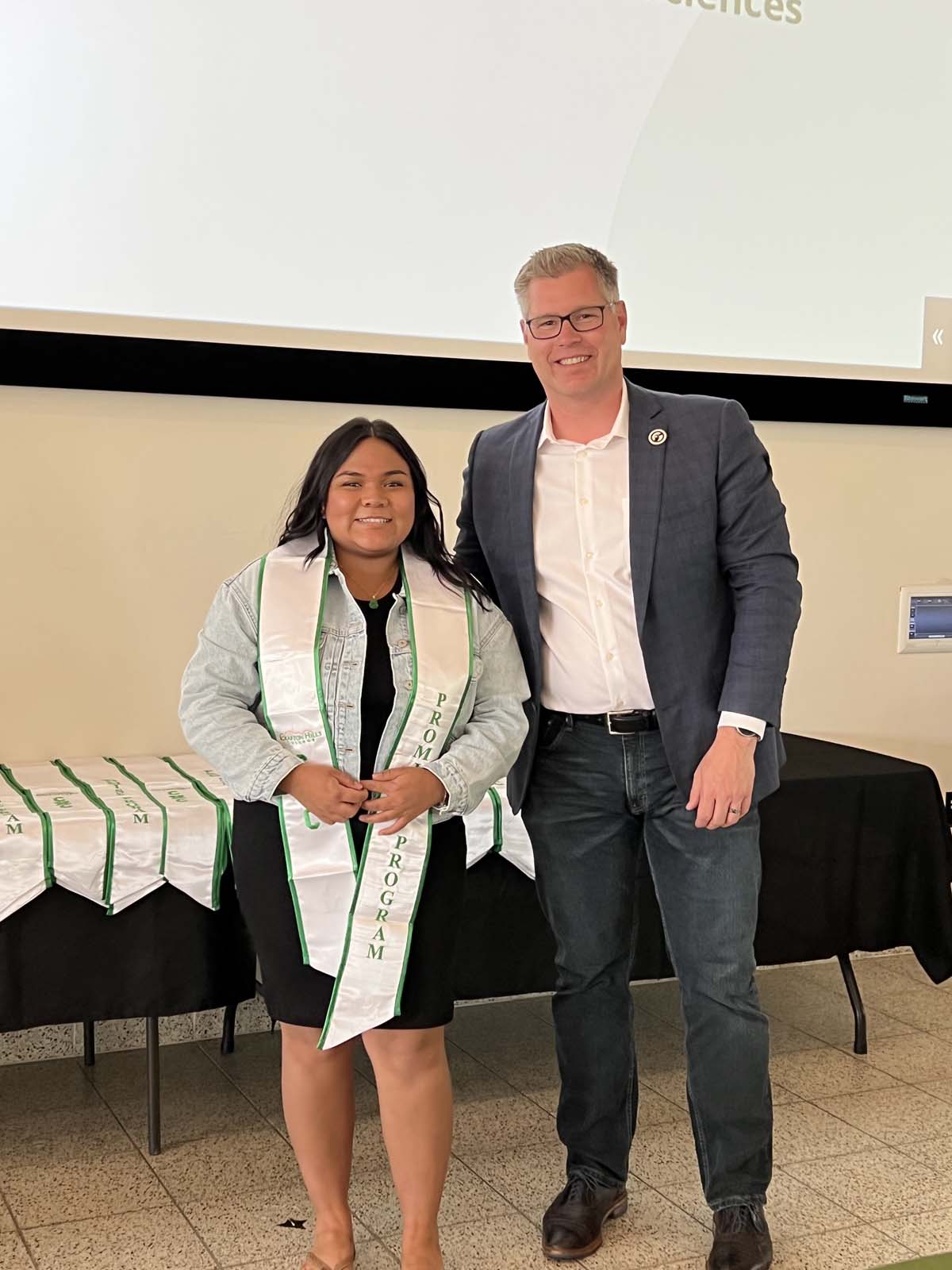 People enjoying the Promise Program Graduation